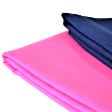 Load image into Gallery viewer, pink and navy microfibre towels