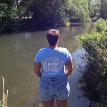 Load image into Gallery viewer, Swim Wild &amp; Free Women's Shell Organic Tee