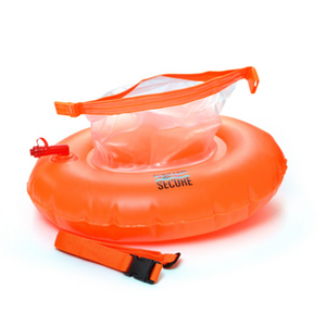 thumbnail interactive-video image 1 of DIPPY Swim Safety Buoy - Waterproof Dry Bag Tow Float For Open Water Swimming & Beach Days 1 of 2