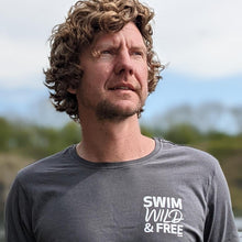 Load image into Gallery viewer, Swim Wild &amp; Free Men's Organic Tee