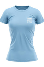 Load image into Gallery viewer, Swim Wild &amp; Free Women's Shell Organic Tee