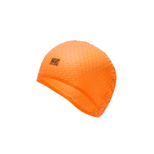 Load image into Gallery viewer, orange Bubble Swim Cap
