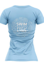 Load image into Gallery viewer, Swim Wild &amp; Free Women's Shell Organic Tee