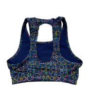 Load image into Gallery viewer, SELKIE TOKYO BIKINI TOP IN MIDNIGHT BLUE BUBBLE PRINT