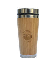Load image into Gallery viewer, SELKIE BAMBOO WAVE TRAVEL MUG