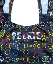 Load image into Gallery viewer, SELKIE TOKYO BIKINI TOP IN MIDNIGHT BLUE BUBBLE PRINT