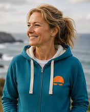 Load image into Gallery viewer, UNISEX ZIP-UP CAP &amp; GOOGLES HOODIE by SELKIE