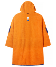 Load image into Gallery viewer, Thick Orange quick wicking sherpa fleece lining throughout the robe and inner hood