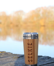 Load image into Gallery viewer, SELKIE BAMBOO TRAVEL MUG