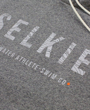Load image into Gallery viewer, SELKIE POP OVER HOODIE  - CHARCOAL GREY