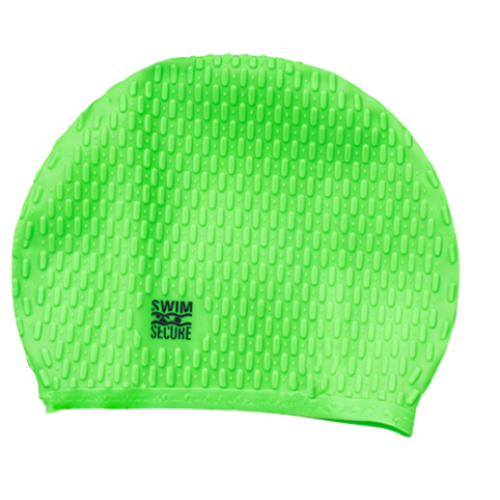 Green top swimming cap